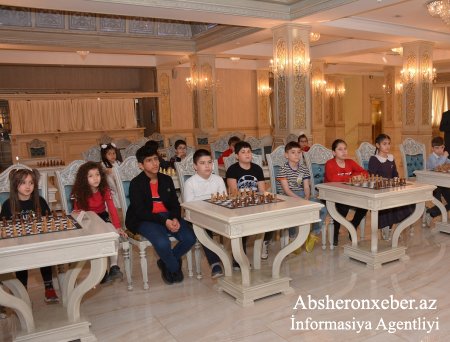 Abşeronda şahmat turnirinin qalibləri mükafatlandırılıb - FOTOLAR