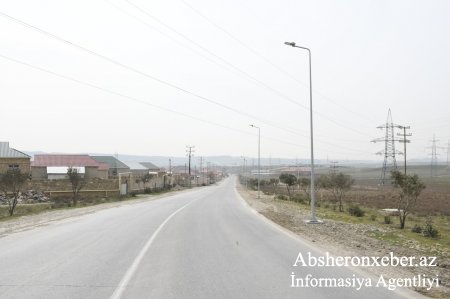 Abşeron rayonunda abadlıq işləri davam etdrilir