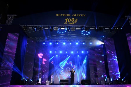 Abşeron rayonunda Ümummilli Lider Heydər Əliyevin 100 illik yubileyinə həsr olunmuş konsert keçirilib