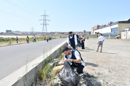 Abşeron rayonunda təmizlik aksiyası keçirilmişdir