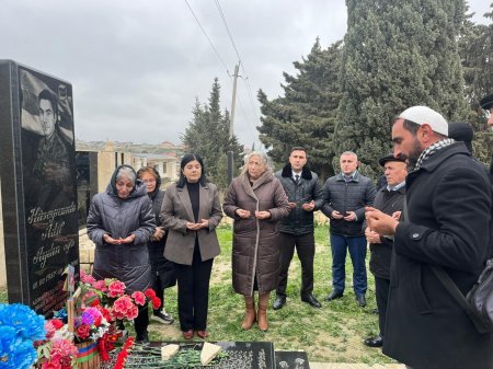 Abşeron rayonunda şəhidlərimiz yad edilib, ailə üzvləri ziyarət olunub