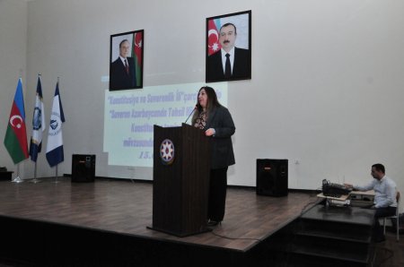 Abşeronda “Suveren Azərbaycanda Təhsil Hüququnun Konstitusion təminatı” mövzusunda silsilə tədbirlər keçirilir
