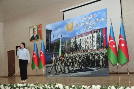 Abşeronda “26 iyun – Azərbaycan Respublikası Silahlı Qüvvələr Günü”nə həsr olunmuş tədbir keçirilib