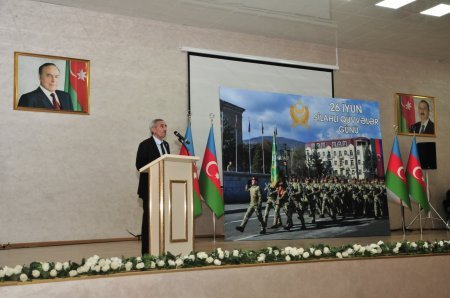 Abşeronda “26 iyun – Azərbaycan Respublikası Silahlı Qüvvələr Günü”nə həsr olunmuş tədbir keçirilib