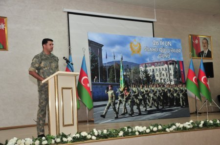 Abşeronda “26 iyun – Azərbaycan Respublikası Silahlı Qüvvələr Günü”nə həsr olunmuş tədbir keçirilib