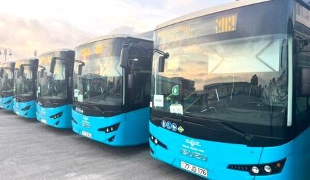 523 və 535 nömrəli marşrutlarda istismar olunan avtobuslar yenilənib