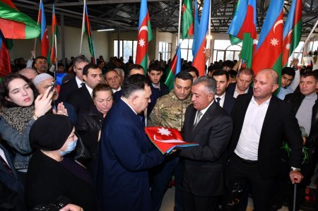 Birinci Qarabağ Müharibəsi şəhidi Abdulla Quliyevin Saray Şəhidlər Xiyabanında dəfn mərasimi keçirilib