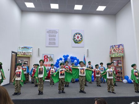 Xırdalan məktəbində Zəfər və Bayraq Günü qeyd olundu