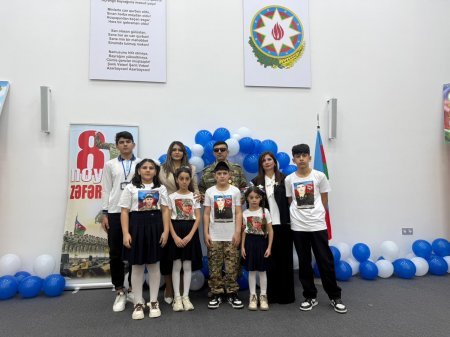 Xırdalan məktəbində Zəfər və Bayraq Günü qeyd olundu