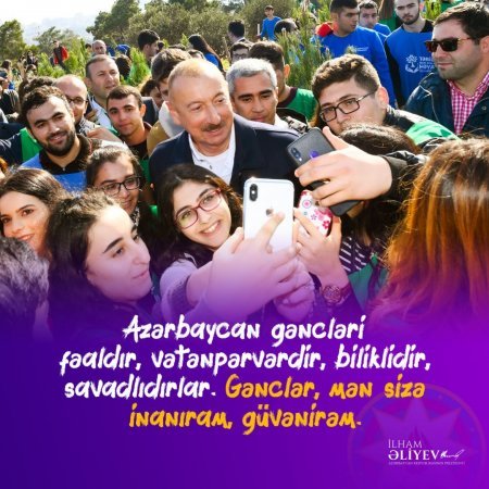 Gənclik amili Azərbaycanın milli inkişaf modelinin əsas sütunudur