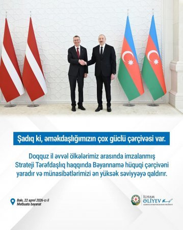 Azərbaycan-Latviya əlaqələrində yeni siyasi xətt