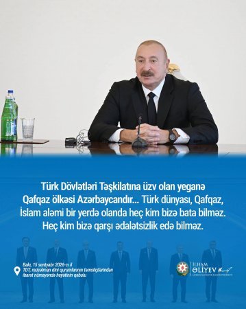 Prezidentdən İslam dünyasına mühüm birlik mesajı