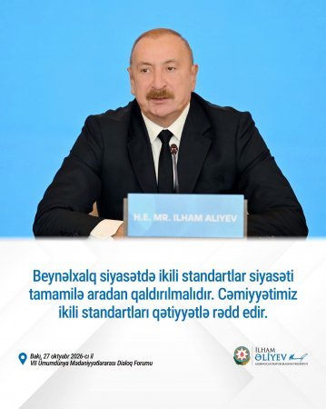 Azərbaycan əsrlərdir Şərqlə Qərb arasında mədəniyyət körpüsü rolunu oynayır