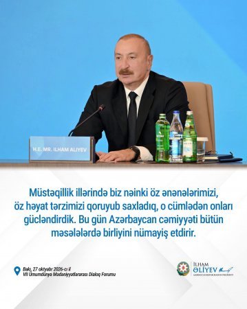 Dialoqdan ədalətə və sülhə gedən Azərbaycan yolu
